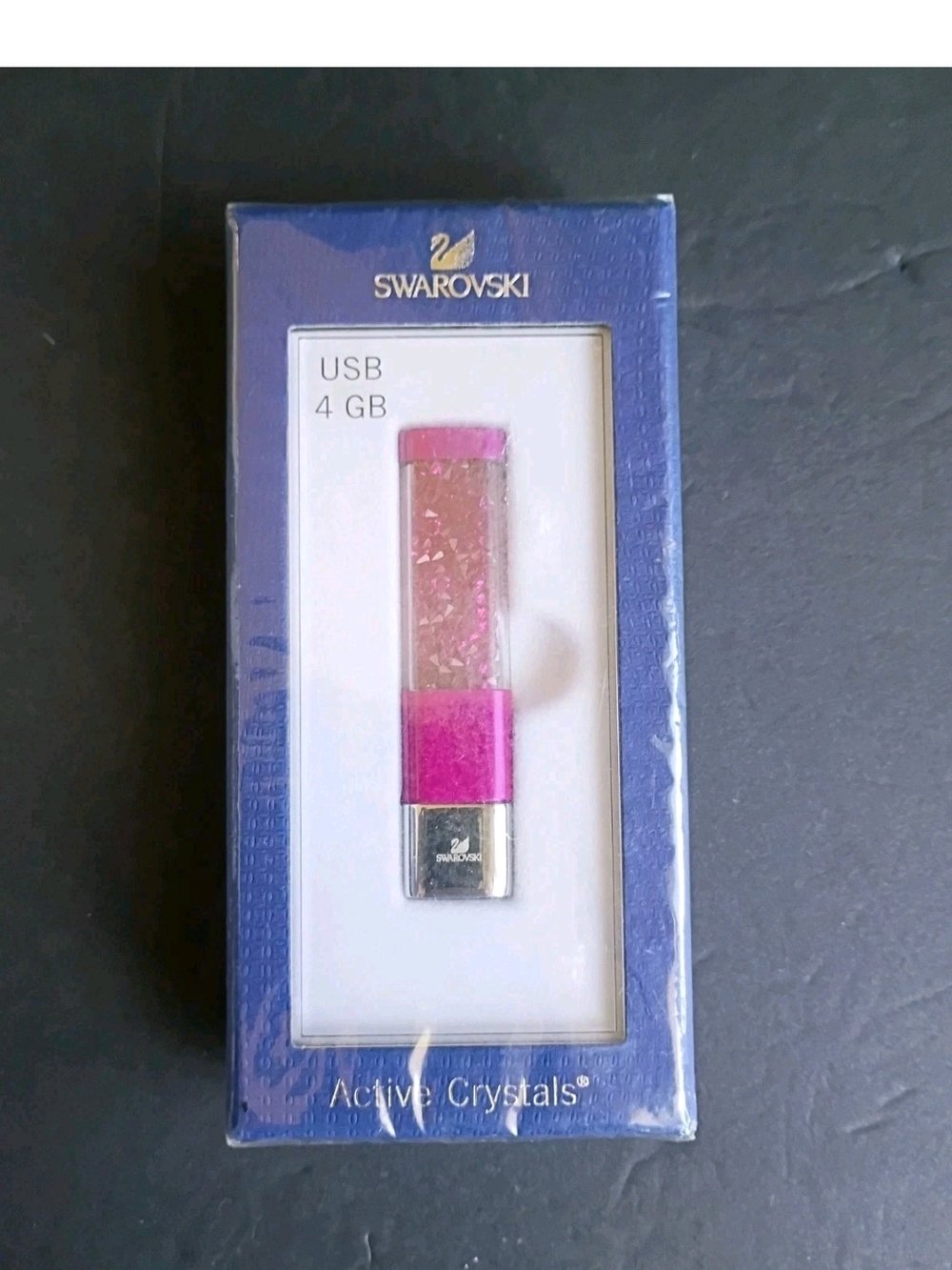 Swarovski Active Crystals USB Crystalline Pink Memory Stick 4GB Sealed